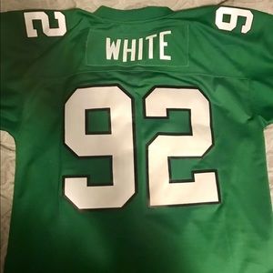 Reggie White Eagles Mitchell and Ness Jersey L